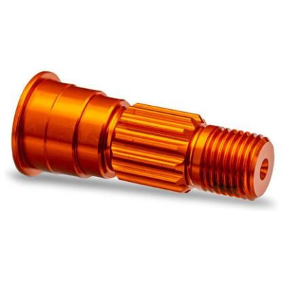 Traxxas hřídel předního kola hliníková oranžová