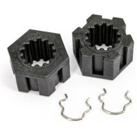 Traxxas 1:5/1:6 RC autómodellekhez (Funco) alkatrész: első kerékagy (2)