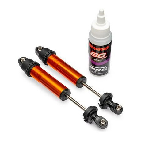 Traxxas tlumič GT-Maxx zadní hliníkový oranžový (2)