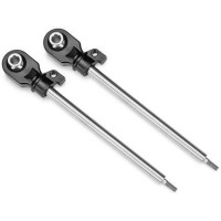Traxxas lengéscsillapító dugattyúrúd 110mm krómozott acél. Gömbcsapokkal 4 mm-es csavarokhoz.