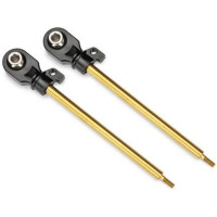 Traxxas lengéscsillapító dugattyúrúd 110mm teflon extra sima és tartós felülettel. Gömbcsapokkal 4 mm-es csavarokhoz.
