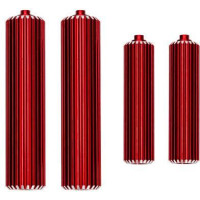 Makett lengéscsillapító tartály alumínium, piros (készlet). Tuning rész.