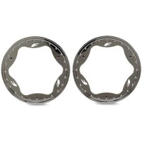 Traxxas 3,5"-os krómozott beadlock gyűrű elöl (2), amely kiegészíti a kerekek és az egész modell egyedi megjelenését. Alkatrész a Traxxas Funco RC autómodellhez.