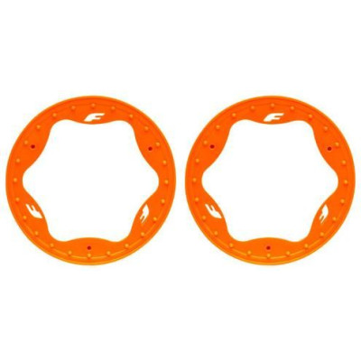 Traxxas beadlock kroužek 3.5" přední oranžový (2)