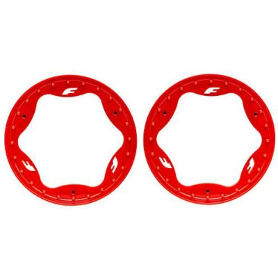 Traxxas beadlock kroužek 3.5" přední červený (2)