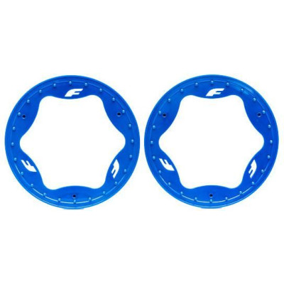 Traxxas beadlock kroužek 3.9" zadní modrý (2)