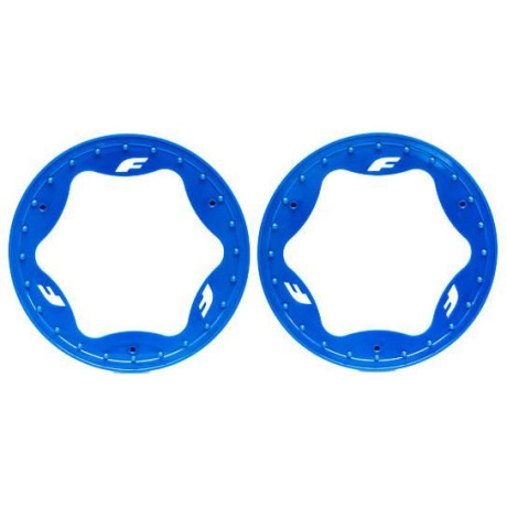 Traxxas beadlock kroužek 3.9" zadní modrý (2)