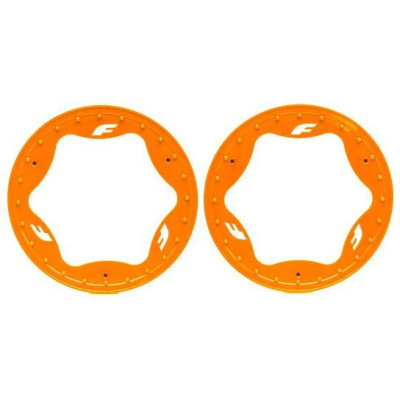 Traxxas beadlock kroužek 3.9" zadní oranžový (2)