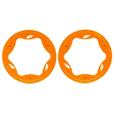 Traxxas beadlock kroužek 3.9" zadní oranžový (2)