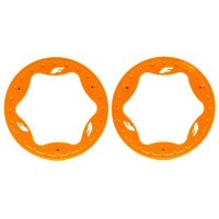 Traxxas 3,9"-os hátsó narancssárga beadlock gyűrű (2), amely kiegészíti a kerekek és az egész modell egyedi megjelenését. Alkatrész a Traxxas Funco RC autómodellhez.