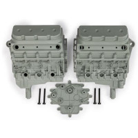 Traxxas 1:5/1:6 RC autómodellekhez (Funco) alkatrész: szürke motorblokk.