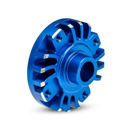 Traxxas domek převodovky hliníkový modrý