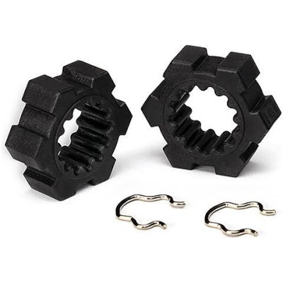 Traxxas náboj kola hliníkový černý