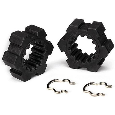 Traxxas náboj kola hliníkový černý