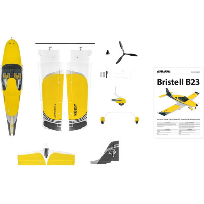 KAVAN Bristell B23 1600mm ARF - žlutá