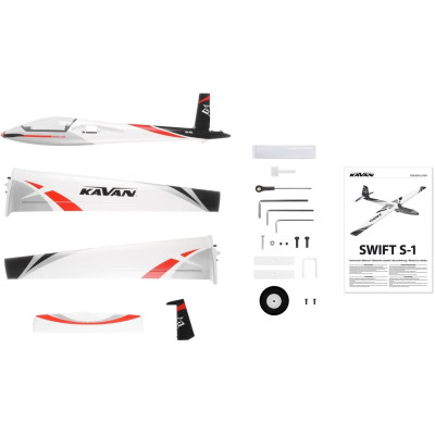 KAVAN Swift S-1 2400mm ARF - červená