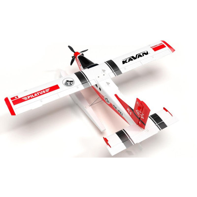 KAVAN Pilatus PC-6 Porter 1500mm ARF - červená