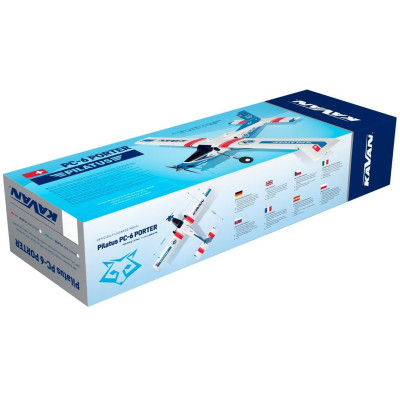 KAVAN Pilatus PC-6 Porter 1500mm ARF - červená