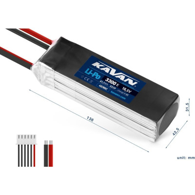 KAVAN Li-Po 3300mAh/18,5V 40/80C 61,1Wh