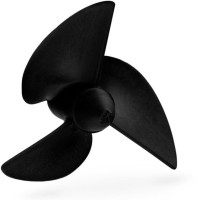 Hárompengéjű Hydro balmenetes csavar, menetemelkedés 1,4x átmérő, szénnel töltött műanyag, menet M4.