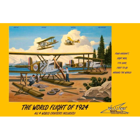 WorldFlight of 1924, négy repülőgép (1/72) & DVD