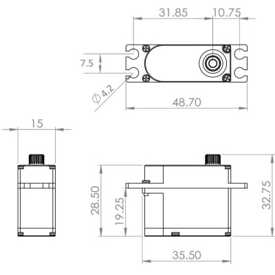 HV747 (0.13s/60°, 15.0kg.cm)