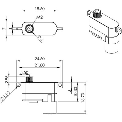 HV70 (0.06s/60°, 3.1kg.cm)
