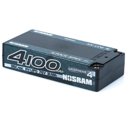 HV LCG Stock Spec Shorty GRAPHENE-4 4100mAh Hardcase Akku - 7.6V LiPo - 135C/65C
