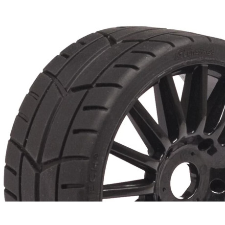 Challenge RALLY (silniční profil) nalepené gumy, černé disky, 2ks.