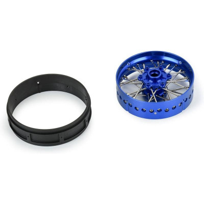 Pro-Line disk přední Pro-Spec V2 Bead, hliník, modrý/modrý: Promoto-SM