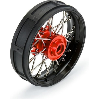 Pro-Line disk přední Pro-Spec V2 Bead, hliník, černý/červený: Promoto-SM