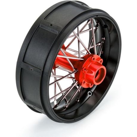 Pro-Line disk zadní Pro-Spec V2 Bead, hliník, černý/červený: Promoto-SM