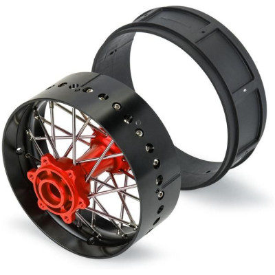 Pro-Line disk zadní Pro-Spec V2 Bead, hliník, černý/červený: Promoto-SM