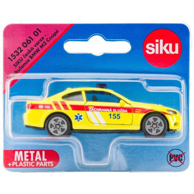 SIKU Blister - Ambulance BMW M3 Coupé (česká verze) 1:50