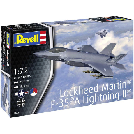 Plastic ModelKit letadlo 03799 - F-35A (1:72)