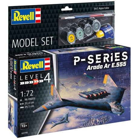 ModelSet letadlo 63790 - Arado Ar E.555 - P-Series (1:72)