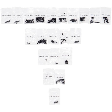 Xmid kompletní set šroubků