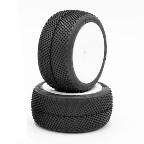 TZO G-ONE 1/10 buggy zadní kola nalepená SOFT (2 ks)