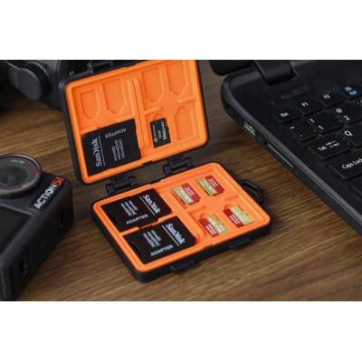 Vodotěsné pouzdro na paměťové karty (SD8 + TF14 + Nano SIM*2)