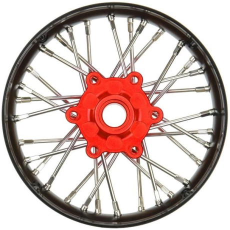 Pro-Line disk přední Pro-Spec V2 Bead, hliník, černý/červený: Promoto-SM