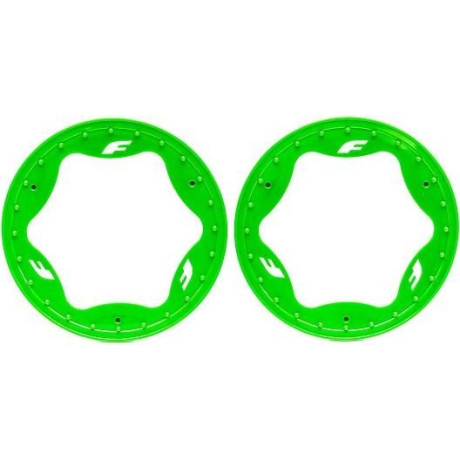 Traxxas beadlock kroužek 3.9" zadní zelený (2)