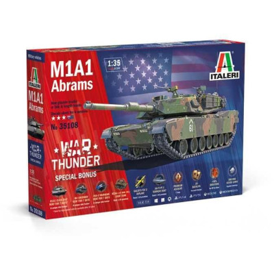 Model Kit War Thunder tank 35108 - M1A1 Abrams (1:35)