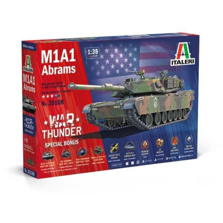 Model Kit War Thunder tank 35108 - M1A1 Abrams (1:35)