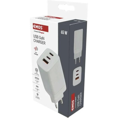 Síťový USB adaptér (zdroj) GaN PD 65W