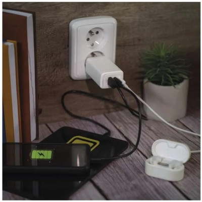 Síťový USB adaptér (zdroj) GaN PD 65W