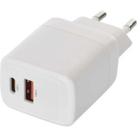 Nagy teljesítményű univerzális USB hálózati adapter akár 20 W teljesítménnyel és két kimenettel - 1x USB-A (klasszikus), 1x USB-C . Az adapter gyors és megbízható töltést és tápellátást biztosít telefonoknak, táblagépeknek, laptopoknak, USB töltőknek és egyéb eszközöknek. A gallium-nitriddel töltött tranzisztorok nagy hatásfokkal és kis méretekkel rendelkeznek.