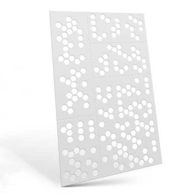 Rugalmas sablonok - HEX CAMO (4x5 mm)