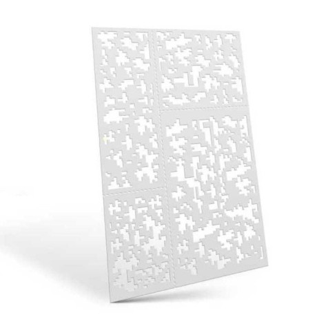 Rugalmas sablonok - Pixel CAMO / Rugalmas sablonok - Pixel álcázás (kb. 9 mm)