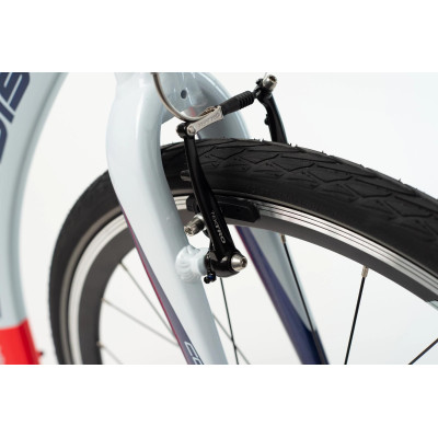 Crussis koloběžka Cobra 4.2-4 bílá/červená