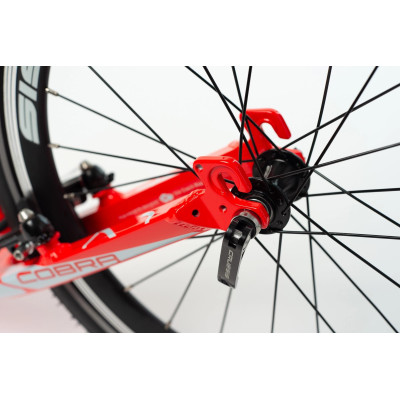 Crussis koloběžka Cobra 4.2-4 bílá/červená